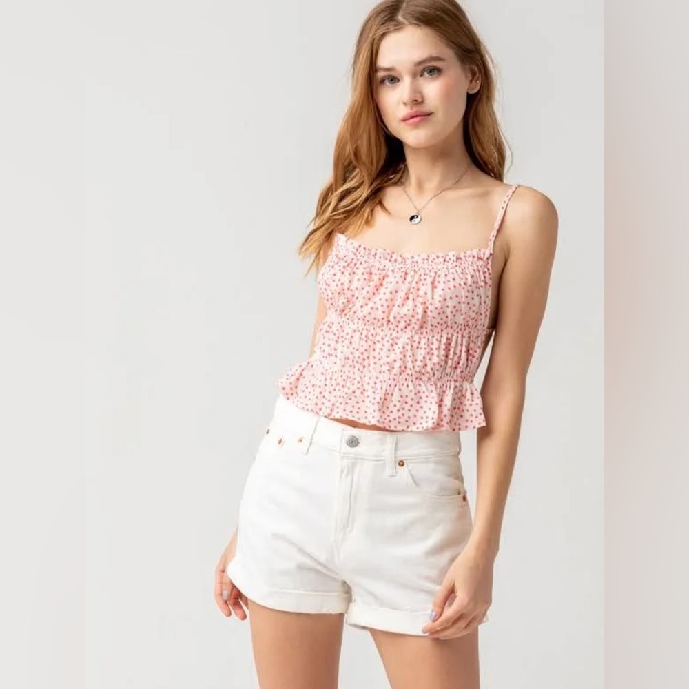 Levi's👖Mom High-Rise, White Mid-length Denim Shorts w/ Rolled Cuffs, Sz 30, NWT